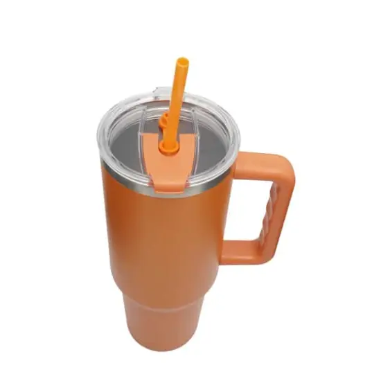 40oz. Pumpkin Spice Stainless Steel Insulated Tumbler by Ashland® {5}