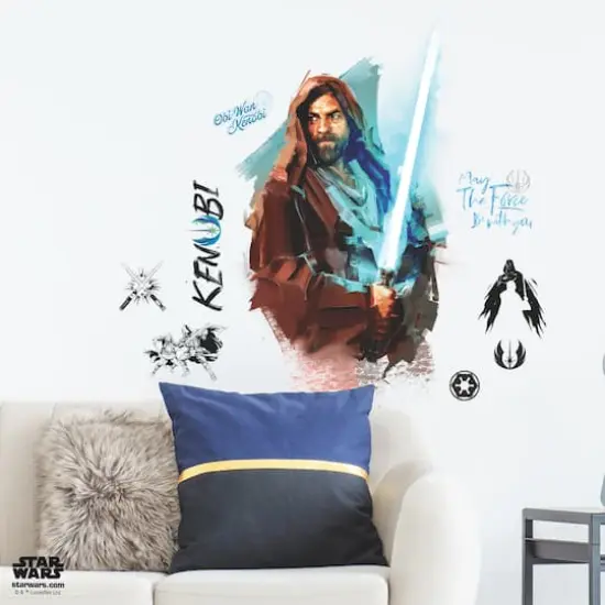 RoomMates Obi Wan Kenobi Painted Peel & Stick Giant Wall Decals {4}