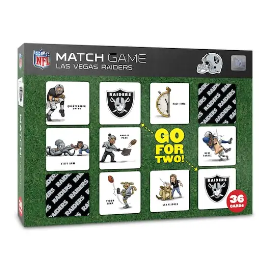 NFL Memory Match Game Las Vegas Raiders {1}