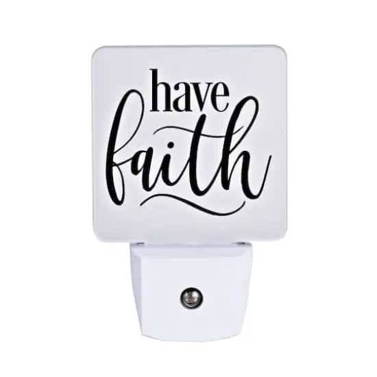 Let Your Light Shine Have Faith Night Light {1}