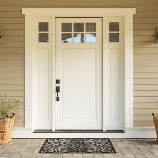 DII&reg; Pineapple Scroll Rubber Doormat {3}