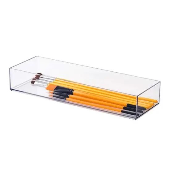 12" x 4" Clear Stacking Storage Tray by Simply Tidy&trade; {3}