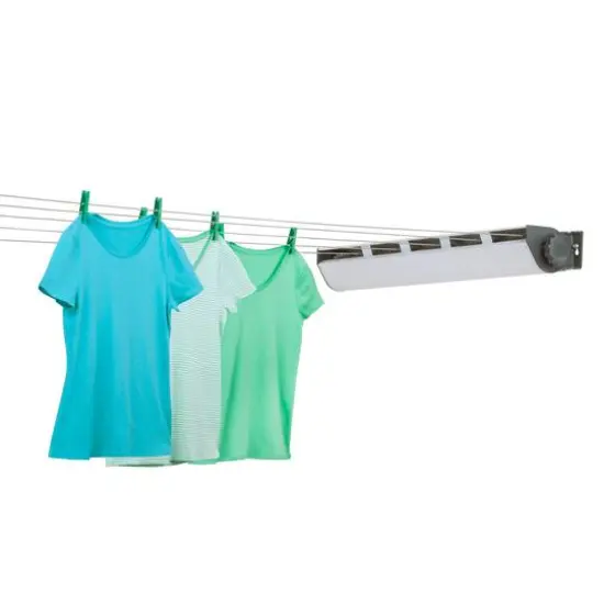Honey Can Do White 5-Line Extendable Clothesline {1}