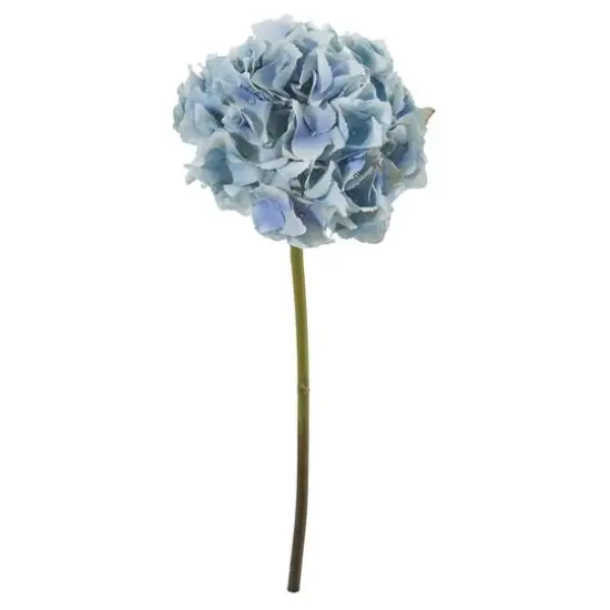 19" Hydrangea Stem, 6ct. Light Blue {1}