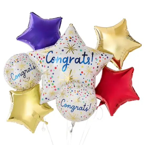 Confetti Congrats Foil Balloon Bundle {1}