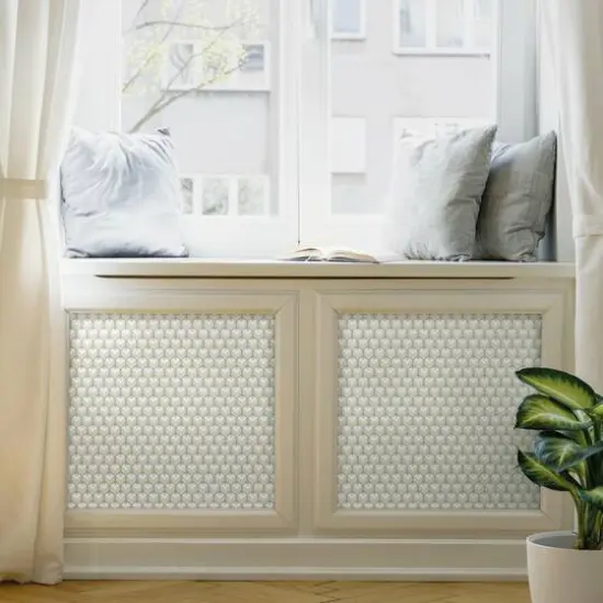 RoomMates 3D Petite Hexagons Peel & Stick Wallpaper Beige {5}