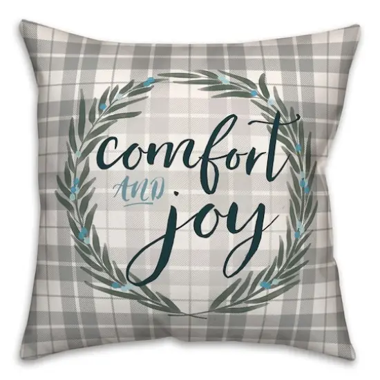 Comfort and Joy Throw Pillow {1}