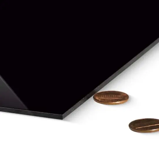 Glowforge&reg; Proofgrade&reg; 8" x 12" Eco Thin Acrylic Sheet Black {4}
