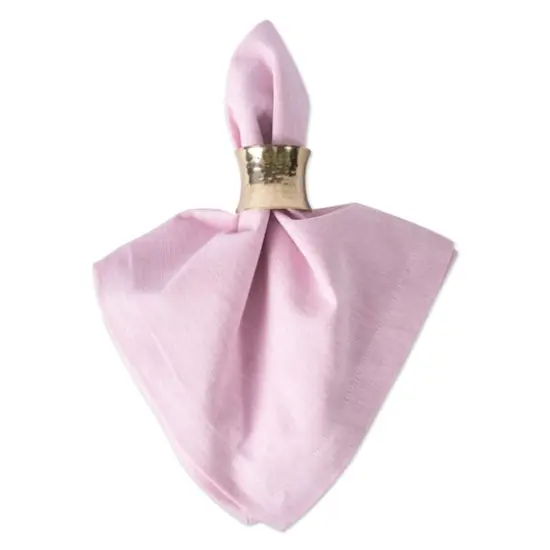 DII&reg; Solid Chambray Oversized Napkin, 6ct. Rose {4}