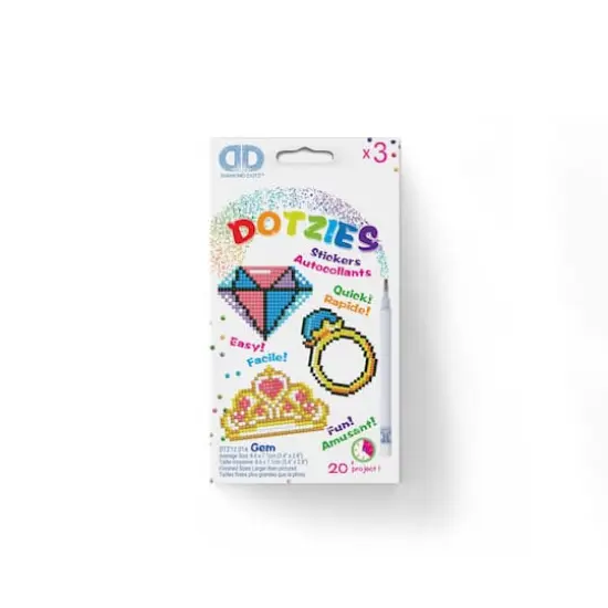 Diamond Dotz&reg; Beginner Gem DOTZIES Stickers Diamond Painting Artwork Kit {3}