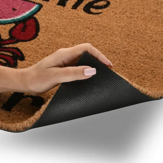 Welcome Summer Crab Coir Doormat {4}