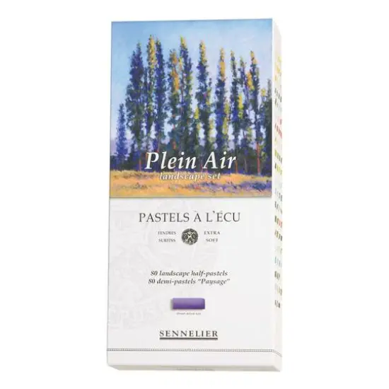 Sennelier Extra-Soft Plein Air Landscape 80 Color Half Stick Pastel Set {5}