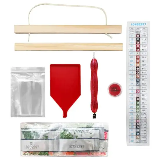 8" x 10" Jolly Santa Diamond Art Kit with Frame by Make Market&reg; {4}