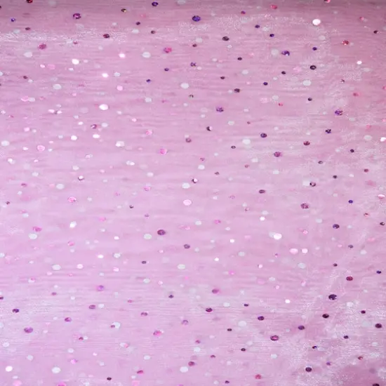 Feldman Light Pink Ducco Dots Organza {3}