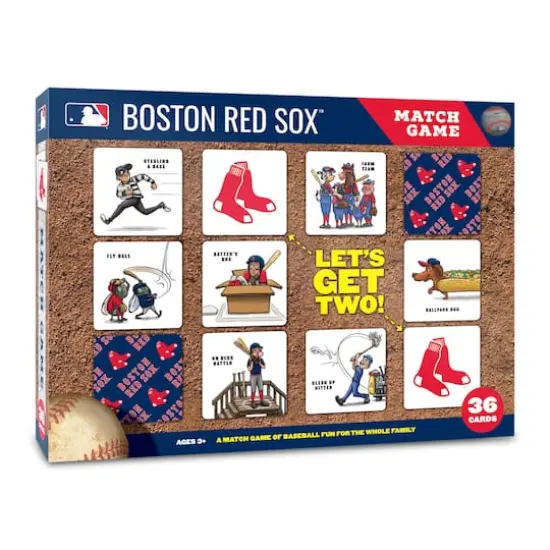 Major League Baseball Licensed Memory Match Game Boston Red Sox {1}