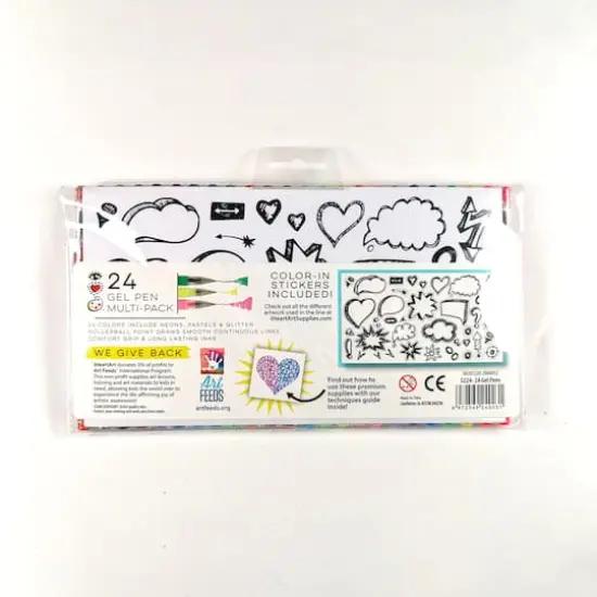 Bright Stripes 24-Color Gel Pen Multi-Pack {8}