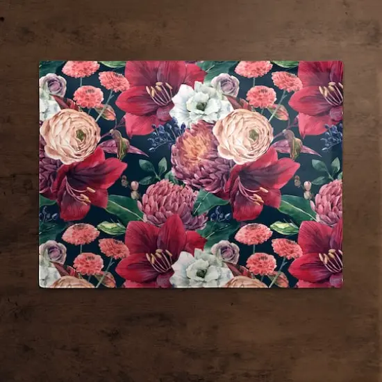 Jewel Bouquets 18" x 14" Cotton Twill Placemat {3}