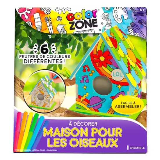 Color Zone&reg; Doodle Birdhouse Kit {7}