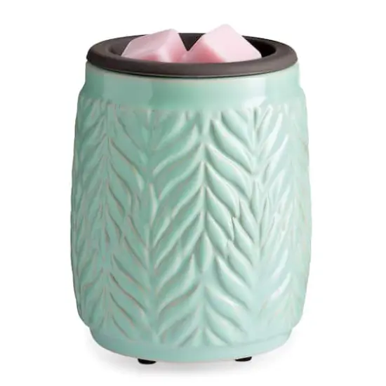 Candle Warmers Etc.&reg; Mint Leaf Flip Dish Wax Warmer {1}