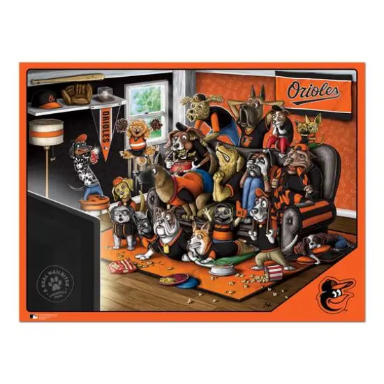 MLB Purebred Fans A Real Nailbiter 500 Piece Puzzle Baltimore Orioles {5}