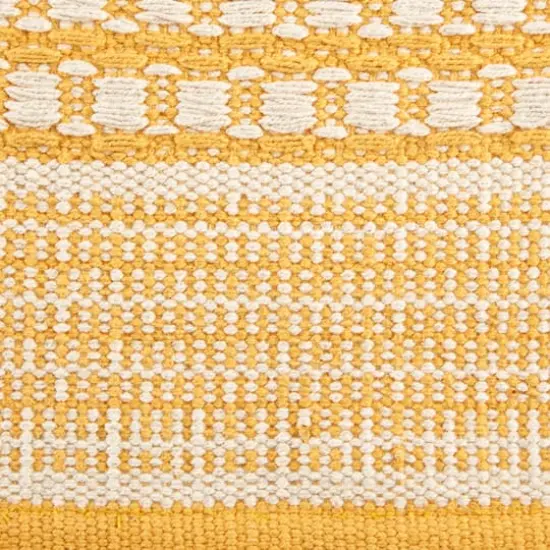 DII&reg; Honey Gold Dobby Stripe Hand-Loomed Rug, 2ft. x 3ft. {3}