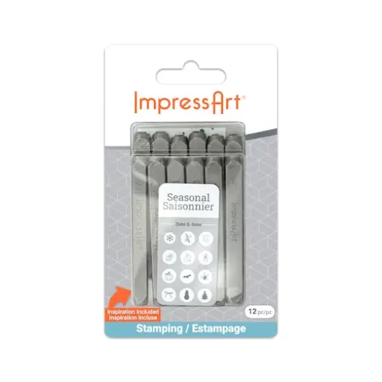 ImpressArt&reg; 3mm & 4mm Seasonal Metal Stamps Pack {1}