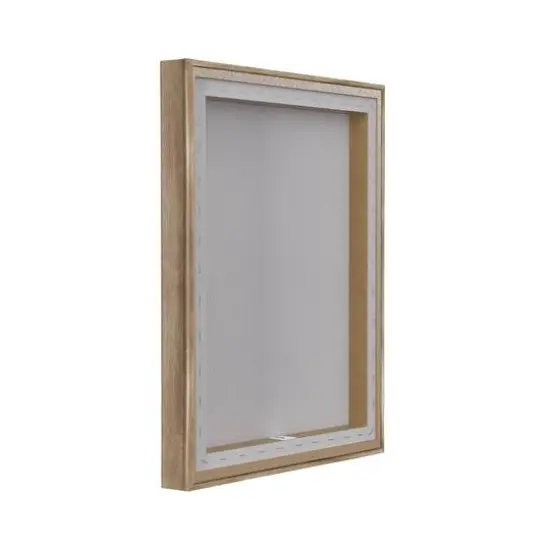 Stupell Industries Patriotic Brushed Flag Floater Framed Art Brown {5}