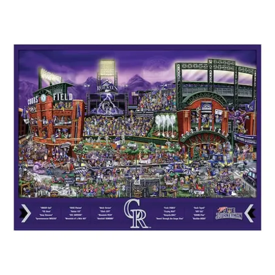 Colorado Rockies Joe Journeyman 500 Piece Puzzle {5}