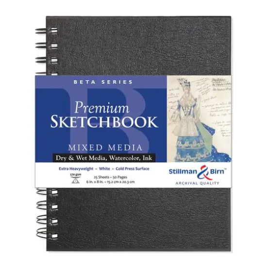Stillman & Birn&trade; Beta Series Premium Hardcover Mixed Media Sketchbook {1}