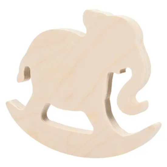 Leisure Arts&reg; 6" Rocking Elephant Wood Shape {1}