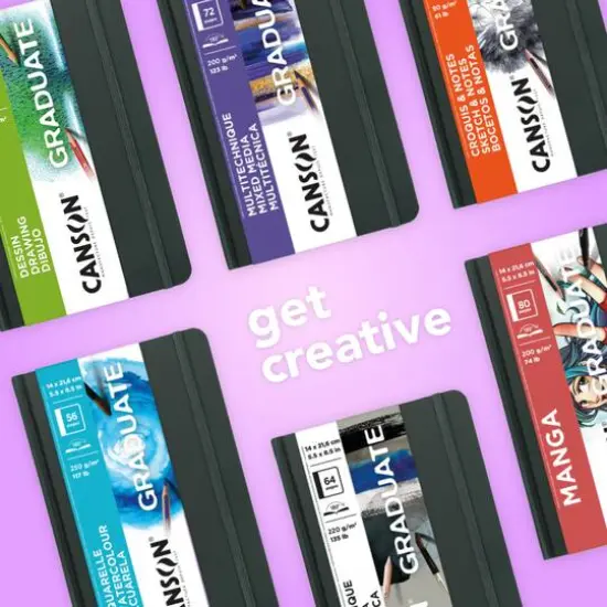 Canson&reg; 8.5" x 11" Graduate Drawing Book {6}