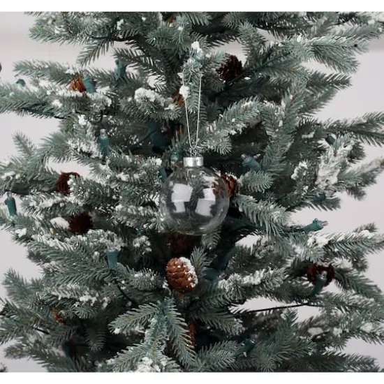 4 Pack 3.25" Clear DIY Glass Ball Ornaments by Make Market&reg; {4}