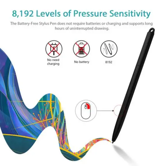 XPPen 9" x 6&Prime; Star G960S Graphics Drawing Tablet {4}