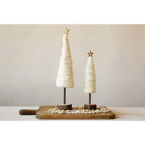 Hello Honey&reg; 18" Wool Christmas Tree with Star {3}