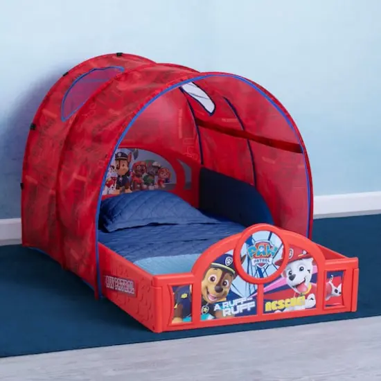Delta Children Nick Jr. PAW Patrol Sleep & Play Toddler Bed with Tent {3}