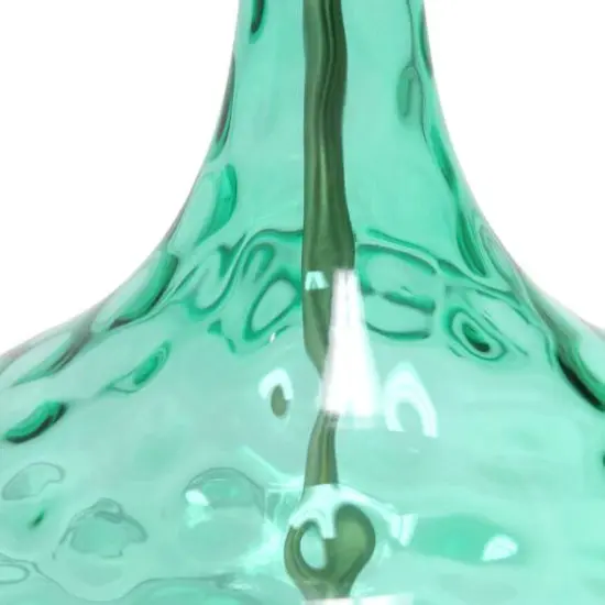 Lalia Home Classix 24" Seafoam Green Dimpled Glass Table Lamp {8}