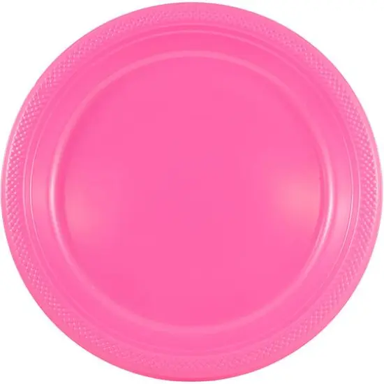 JAM Paper 7" Plastic Party Plates, 20ct. Fuchsia {1}