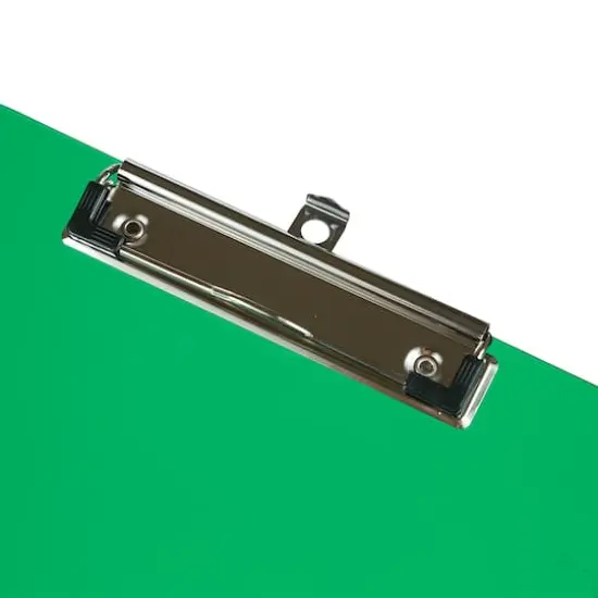 JAM Paper Letter Size Plastic Clipboard Green {5}