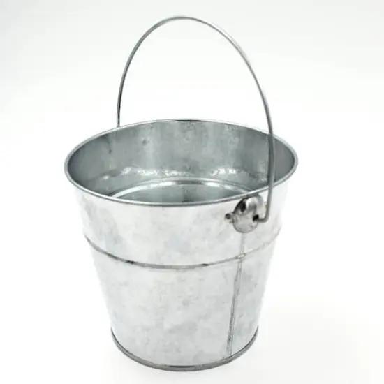 ArtSkills&reg; 5" Small Galvanized Metal Buckets, 9ct. {5}