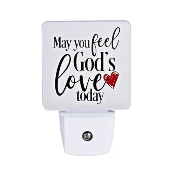 Let Your Light Shine May You Feel God's Love Night Light {1}