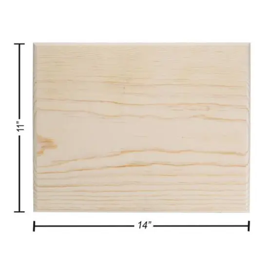 Good Wood 14" x 11" Pine Plaque {3}
