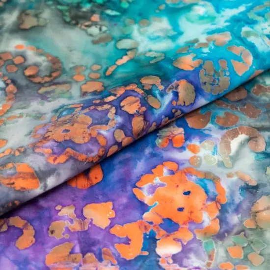 SINGER Handmade Rainbow Batik Cotton Print Fat Quarter Bundle {3}