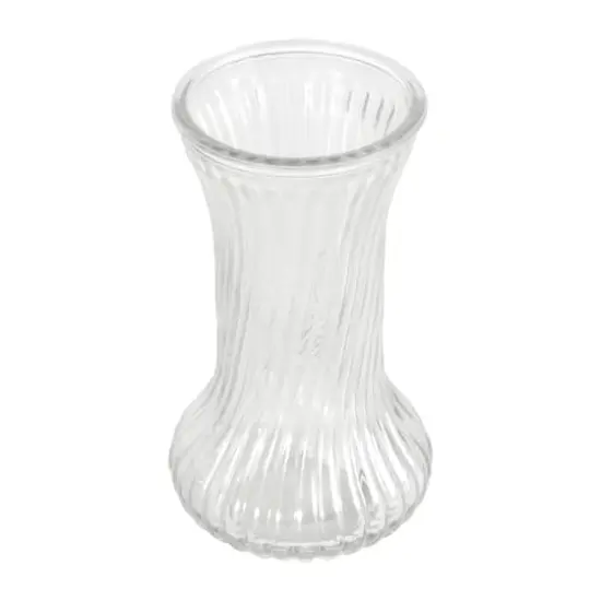 8.5" Swirled Fluted Glass Vase by Ashland&reg; {3}