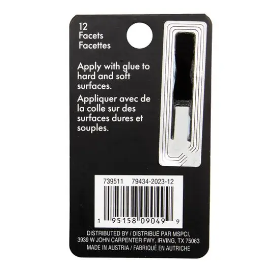 7.5mm Crystal AB Flame Glue-On Austrian Crystals by Bead Landing™, 10ct. {6}