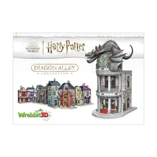Harry Potter Diagon Alley Collection - Ollivander's Shop, Quidditch Supplies, Madam Malkin's, Weasleys' Wizard Wheezes: 1175 Pcs {16}