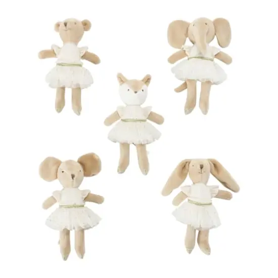 Hello Honey&reg; White & Brown Polyester Stuffed Animal Set {1}