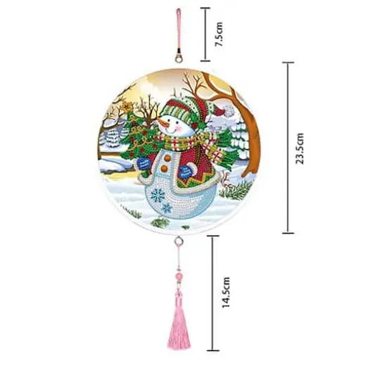 Sparkly Selections Snowman Diamond Painting Wall Decoration {3}