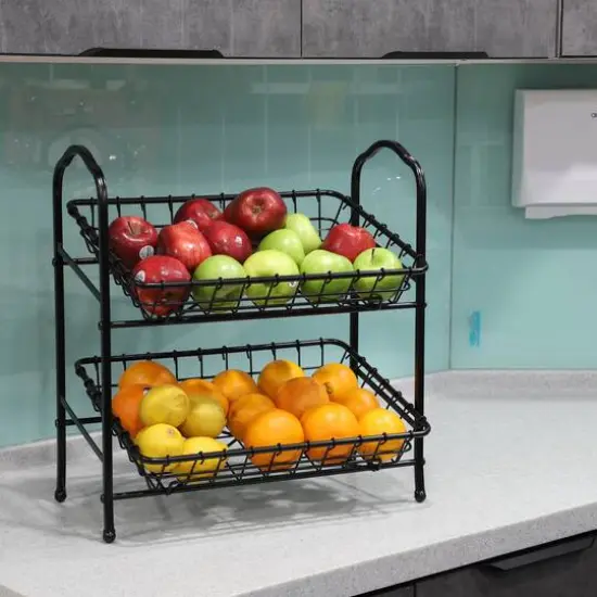 2-Tier Metal Removable Baskets {6}
