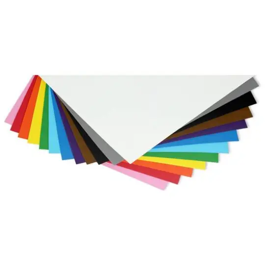 PA Paper&trade; Accents Primaries 12" x 12" Cardstock Pad, 48 Sheets {3}