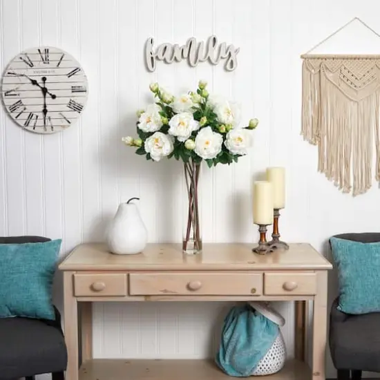 3ft. Peony Arrangement in Cylinder Vase {3}